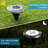 Paradise By NEX Satin Solar Powered Integrated LED Metal Pathway Light Kit-80782278-80782280