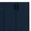 Meuble-lavabo double rectangulaire 61 po avec comptoir en quartz pur Ariel Kelly-105988781