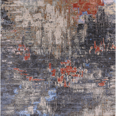 Tapis noir / rouge Boyds