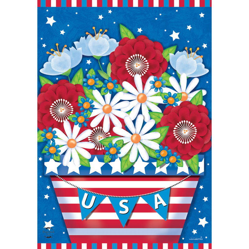 Drapeau de jardin américain