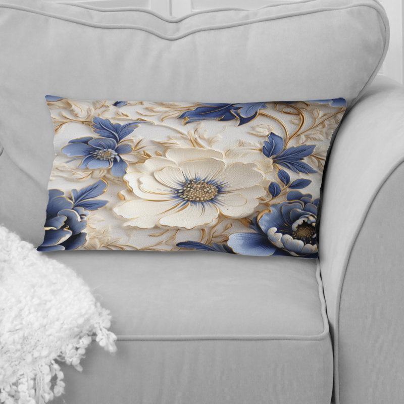 Coussin Cobalt Cameo Delight Victorian