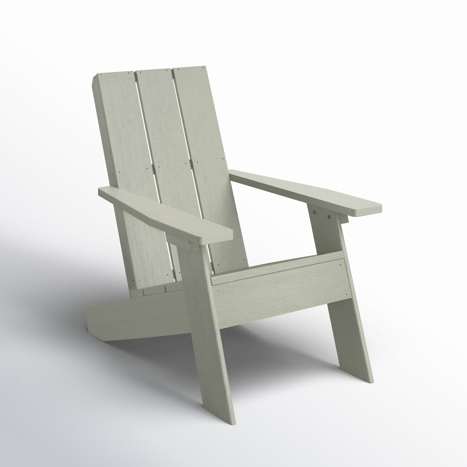 Byrnes Outdoor Adirondack Chair, Eucalyptus