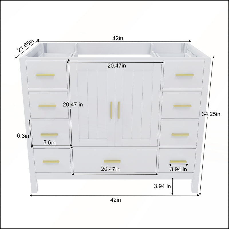 Single Bathroom Vanity with Top