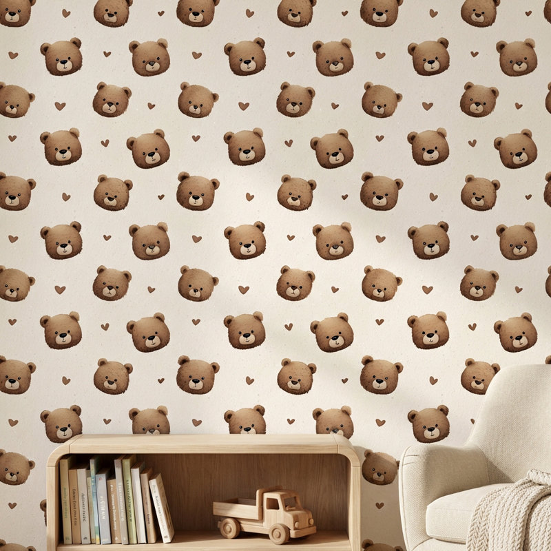 Adhésif mural Bears, Non tissé, non collé