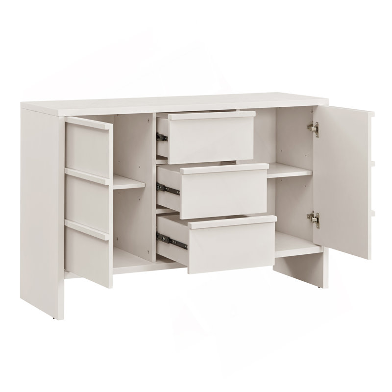 Buffet 47,3 "Mid Century, White
