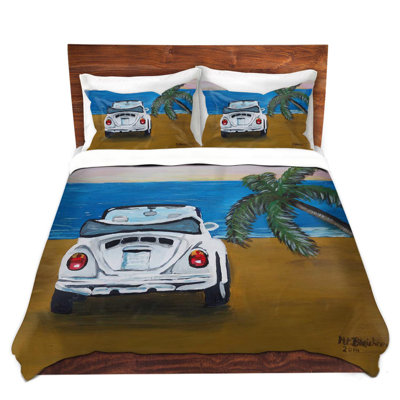 Ensemble de housse de couette blanc beach