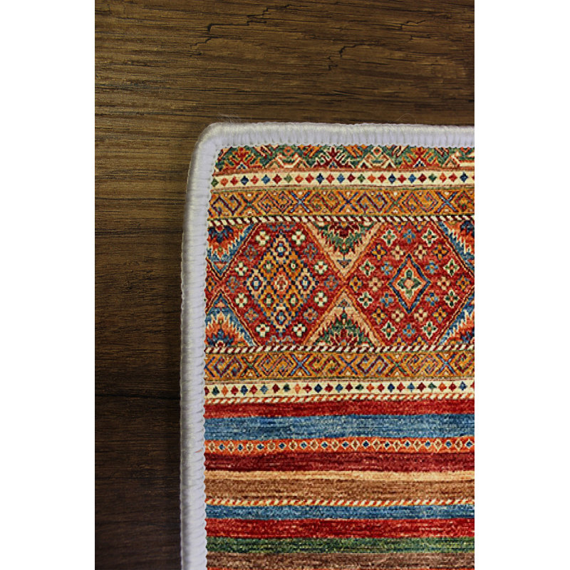 High-Quality Area Rug, Brown, 23.6 x 39.4 inches | 100% Polyester, 650 g/m² | Antibacterial, Eco-Friendly, Non-Slip PVC Dot Underside | Machine Washable, Perfect for Living Room, Bedroom & Home Decor