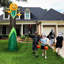 Décorations d'Halloween gonflables d'extérieur 12 pi avec citrouilles à DEL 12 pi