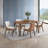 Ginny Solid Wood Base Dining Table