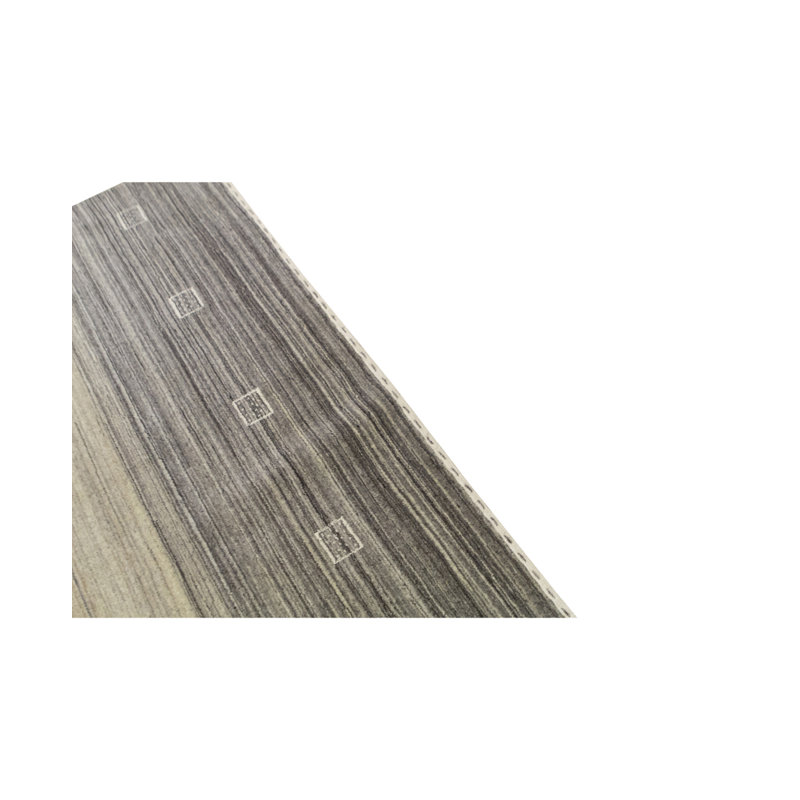 Gabbeh Wool Striped Area Rug in Natural/Beige