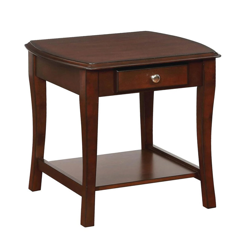 GIA Home Furniture 3-Piece Living Room Set Including 1 Coffee Table Made Of Chipboard And 2 Side Tables, Technical Wood, Marble Vein, Walnut, Set Of 3