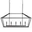 Luminaire suspendu linéaire à cinq lumières pour îlot de cuisine Glenhaven-1411967666