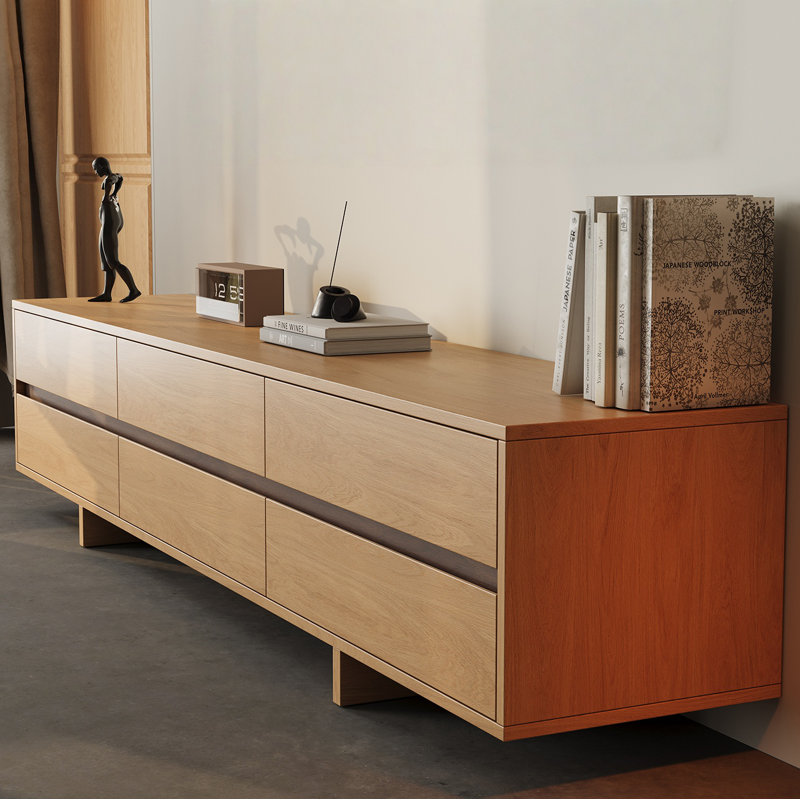 Simple Solid Wood TV Stand
