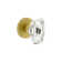 Viaggio Circolo Hammered Texture Rosette Single Dummy with Stella Crystal Knob