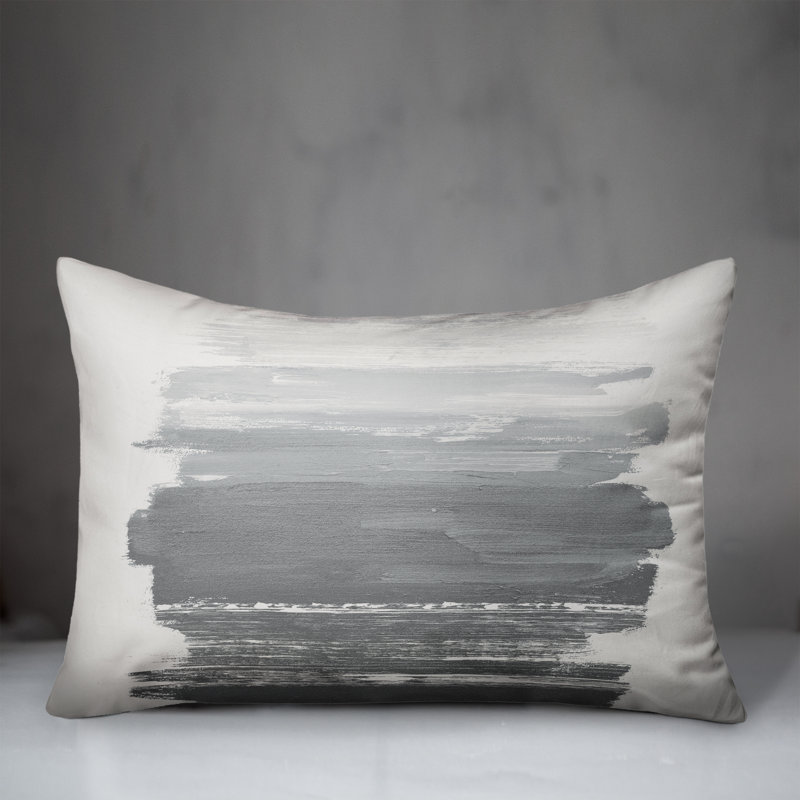Outdoor Throw Pillow, Gray