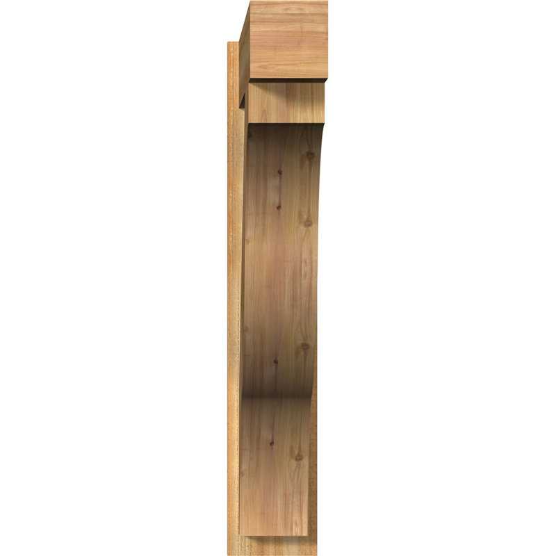 Jeu de blocs Funston, Cèdre rouge de l'Ouest de 8 po (sciage brut), P 46 po x H 46 po