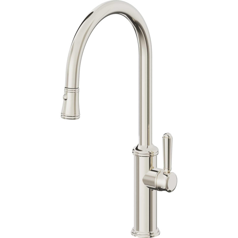 Davoli Kitchen Faucet, Polished Nickel