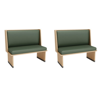 Light Luxury Simple Restaurant Cafe Bench Faux Leather Upholstered Bench