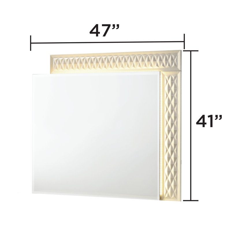 Miroir Stanbridge crème