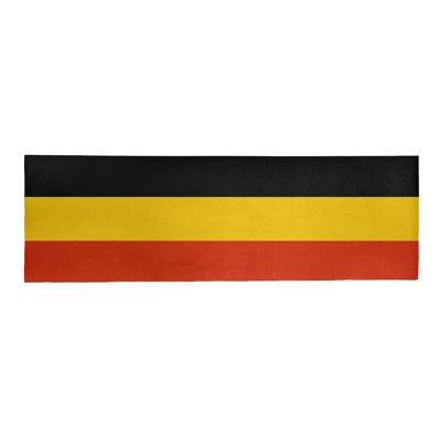 Tapis rouge à rayures de hockey national