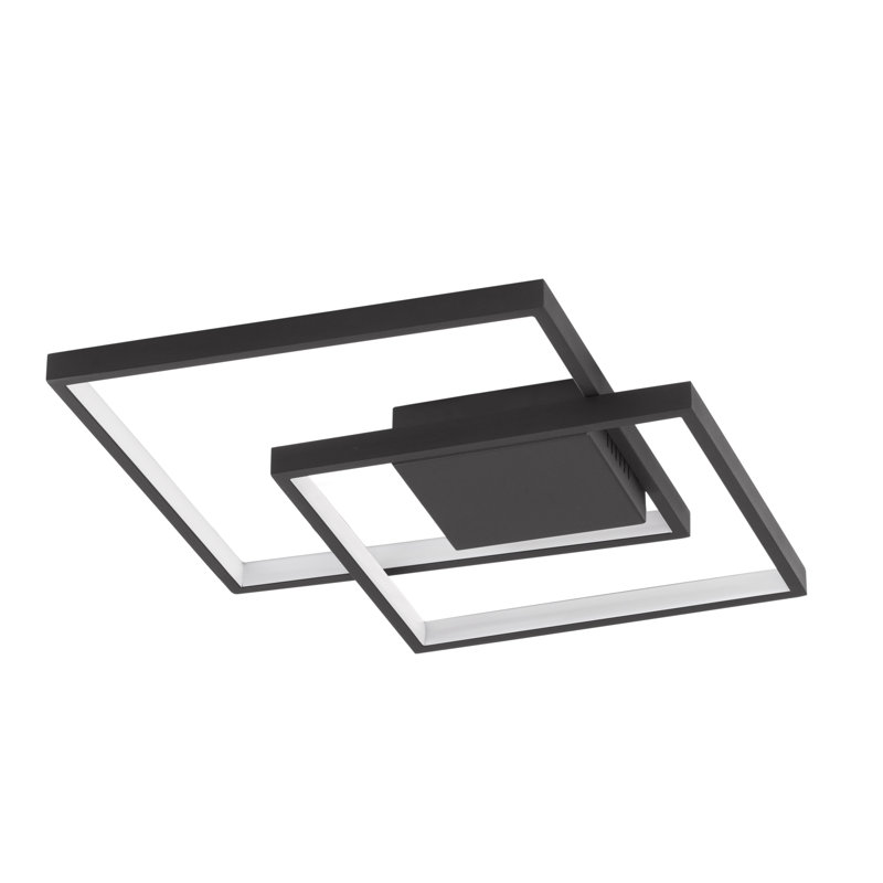 LED Flush Mount, Black