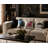 Embroidered Feather Reversible Throw Pillow