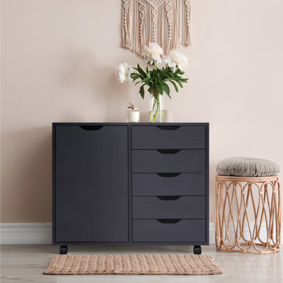 Commode décorative 5 tiroirs Garysburg