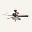 Ventilateur de plafond 52 pales 52 po avec télécommande et ensemble d'éclairage inclus Menzies