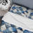 Rustic Cobalt Triangle Symphony I Geometric Shapes Duvet Cover-343601427