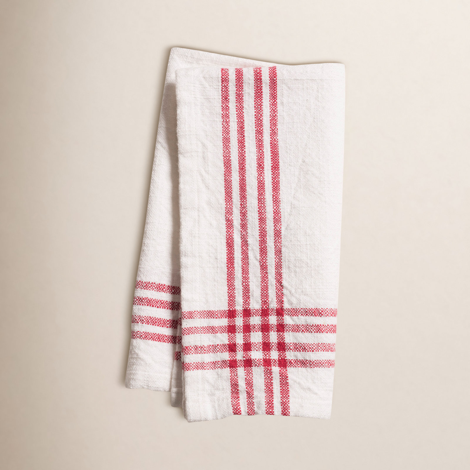 Panna Cotton Napkin, Bright Red