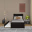 Lit plateforme simple avec lit gigogne Ilka