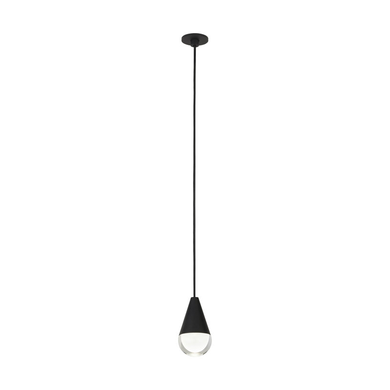 Cupola 1 - Light LED Pendant, Nightshade Black