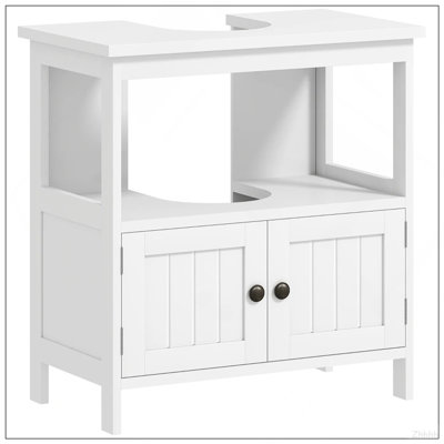 Modern Style Bathroom Under Sink Cabinet,Pedestal Sink Storage Cabinet(not included bathroom sink)
