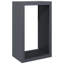 Support à bois de chauffage vidaXL anthracite 23,6 po x 15,7 po x 39,4 po-1965388239