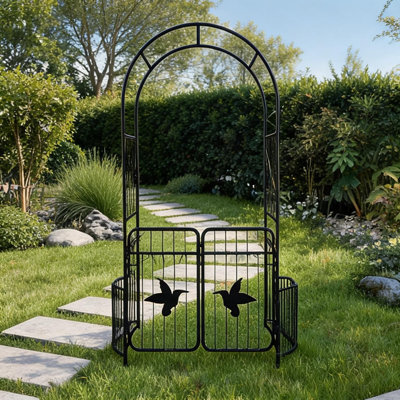 86.95 Ft. H x 19.96 Ft. W Steel Gate with