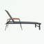 Chaise longue d'extérieur avec cadre en aluminium et pieds robustes-273919229
