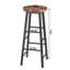 Haydenville Upholstered Bar Stool with Steel Frame-1829680556-1720793771-1829680552