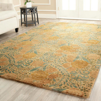 Arcadia Martha Stewart Wool Pile Floral Rug