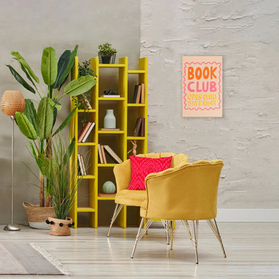Book Club Day & Night Canvas, design by Florentina Dolci