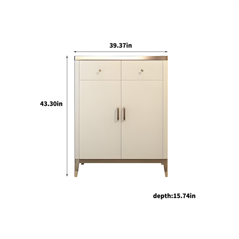 High Quality Fashion Shoe Cabinet 20 Pair Shoe Storage Cabinet