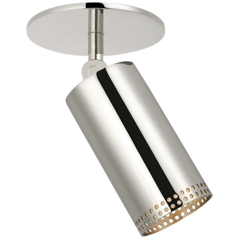 Kelly Wearstler 1 - Light LED Spotlight, Polished Nickel