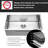 33 Inch Undermount Stainless Steel Kitchen Sink 16 Gauge 9 Deep Single Bowl, Equipped With Drain Assembly, X - Shaped Water Guide For Smooth Movement, Condensation Coating, 3Mm Pad Noise Cooking,
