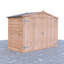 7 ft x 3 ft Apex Bike Store With Floor