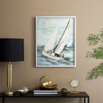 NAUTICAL Series L III, reproduction encadrée - bois massif