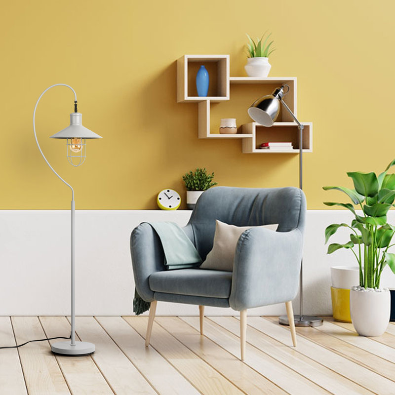 Lampe sur pied DEL à bras pivotant 33 po Austelle
