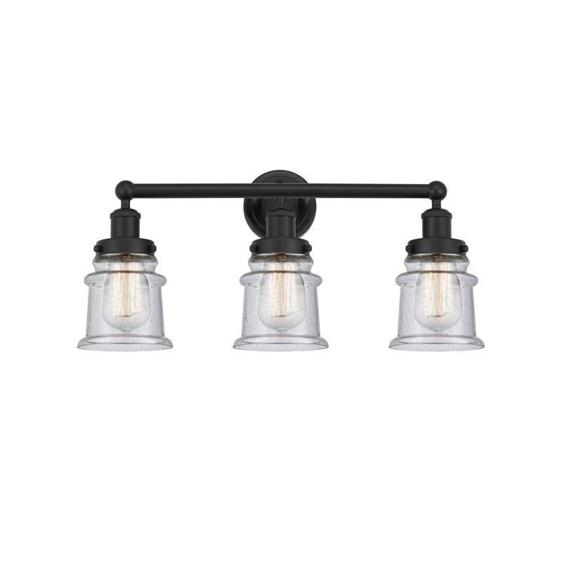 Cailen 3 - Light Dimmable Vanity Light, Matte Black, Seedy