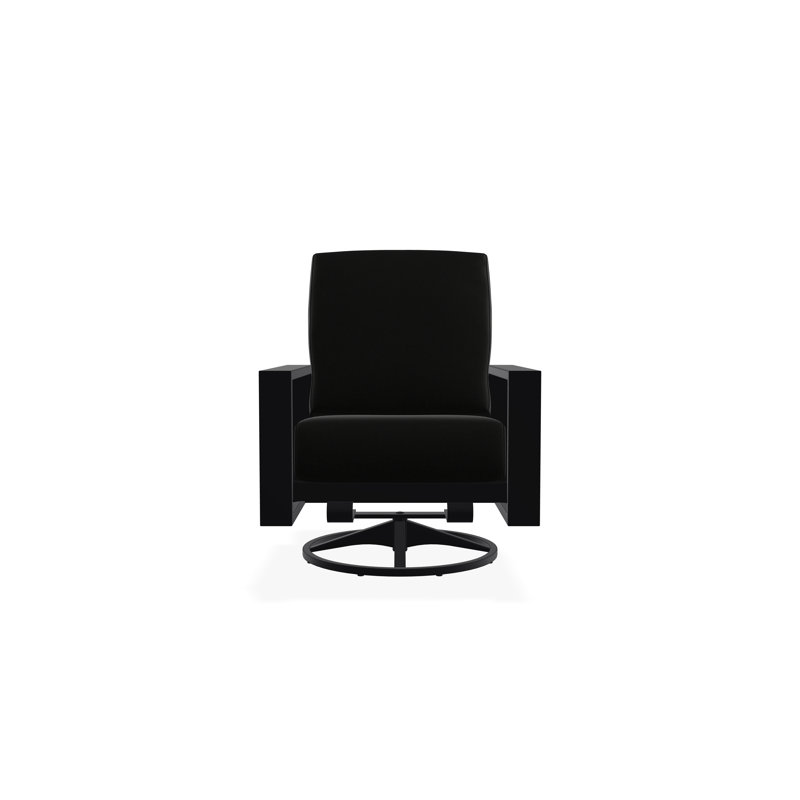 Larssen Outdoor Lounge Chair, Black, Black