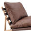 Fauteuil d'appoint en similicuir Aldora