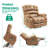 Quartney Upholstered Heated Massage Chair