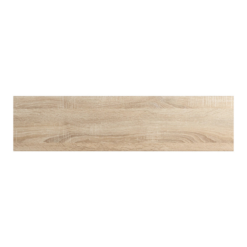 Panneau mural en bois récupéré 6,7 po x 26,8 po Falkirk Stirling, Brun clair